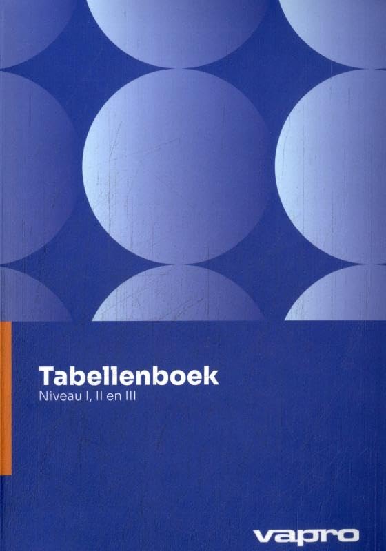 Tabellenboek niveau I, II en III book
