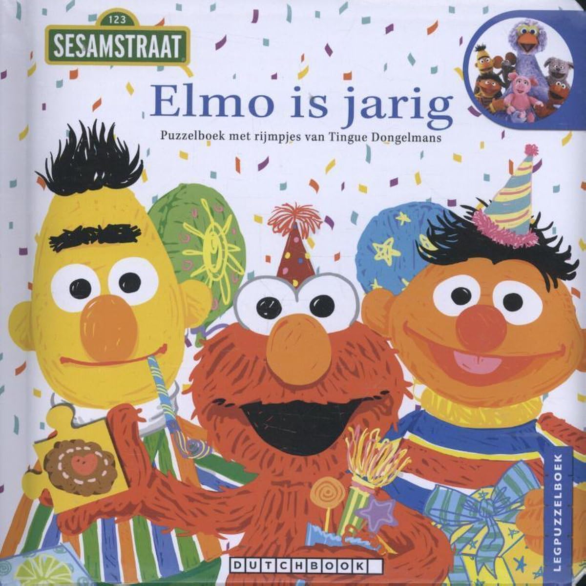 Elmo is jarig: puzelboek met rijmpjes (Sesamstraat) Children's books
