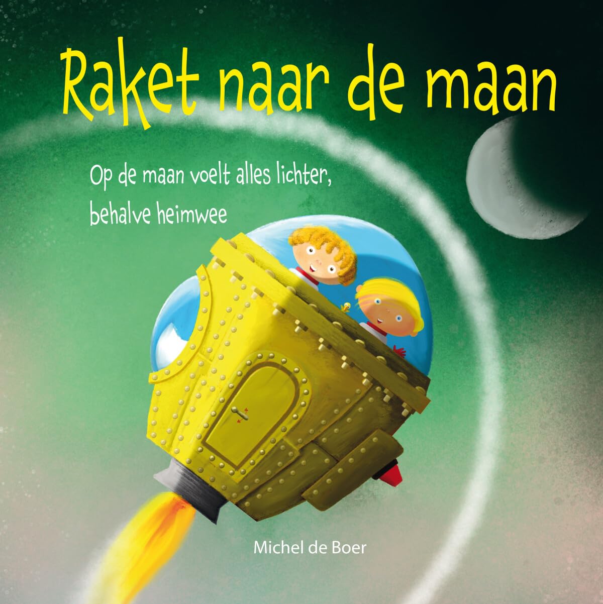 Raket naar de maan: Op de maan voelt alles lichter, behalve heimwee Non-fiction