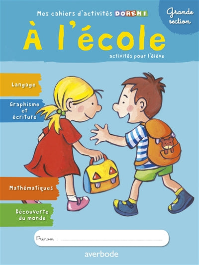 Product Image: A l'école : grande section