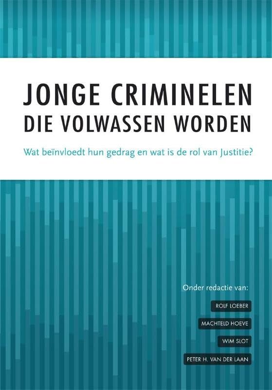 Jonge criminelen die volwassen worden: wat beïnvloedt hun gedrag en wat is de rol van Justitie? book