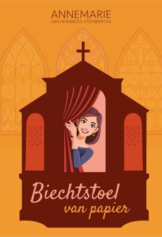 Biechtstoel van papier book