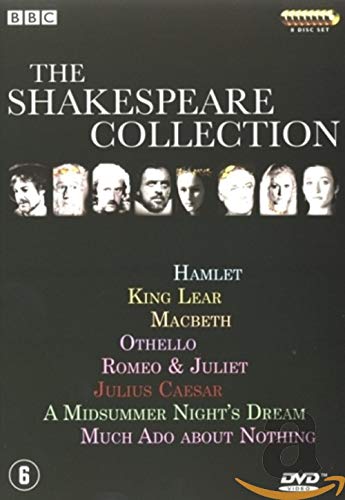 The Shakespeare Collection - Slimcase box: Hamlet King Lear Macbeth Othello Romeo & Juliet Julius Caesar A Midsummernight's Dream Much Ado About Nothing Films
