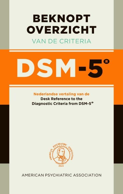Beknopt overzicht van de criteria DSM-5 book