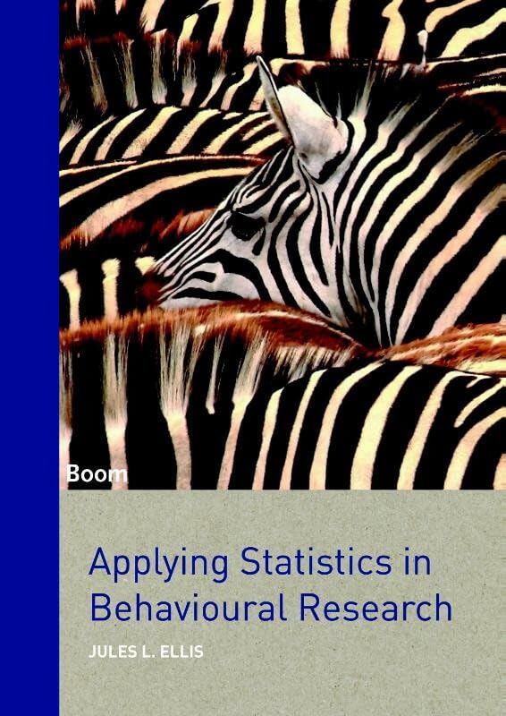 Product Image: Applying statistics in behavioural research