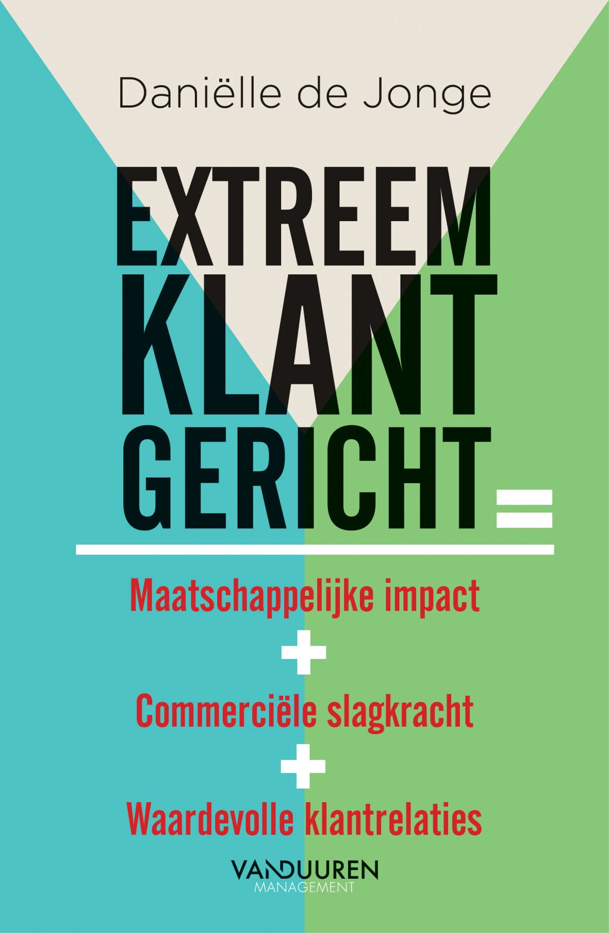 Extreem klantgericht: = maatschappelijke impact + commerciële slagkracht + waardevolle klantrelaties book