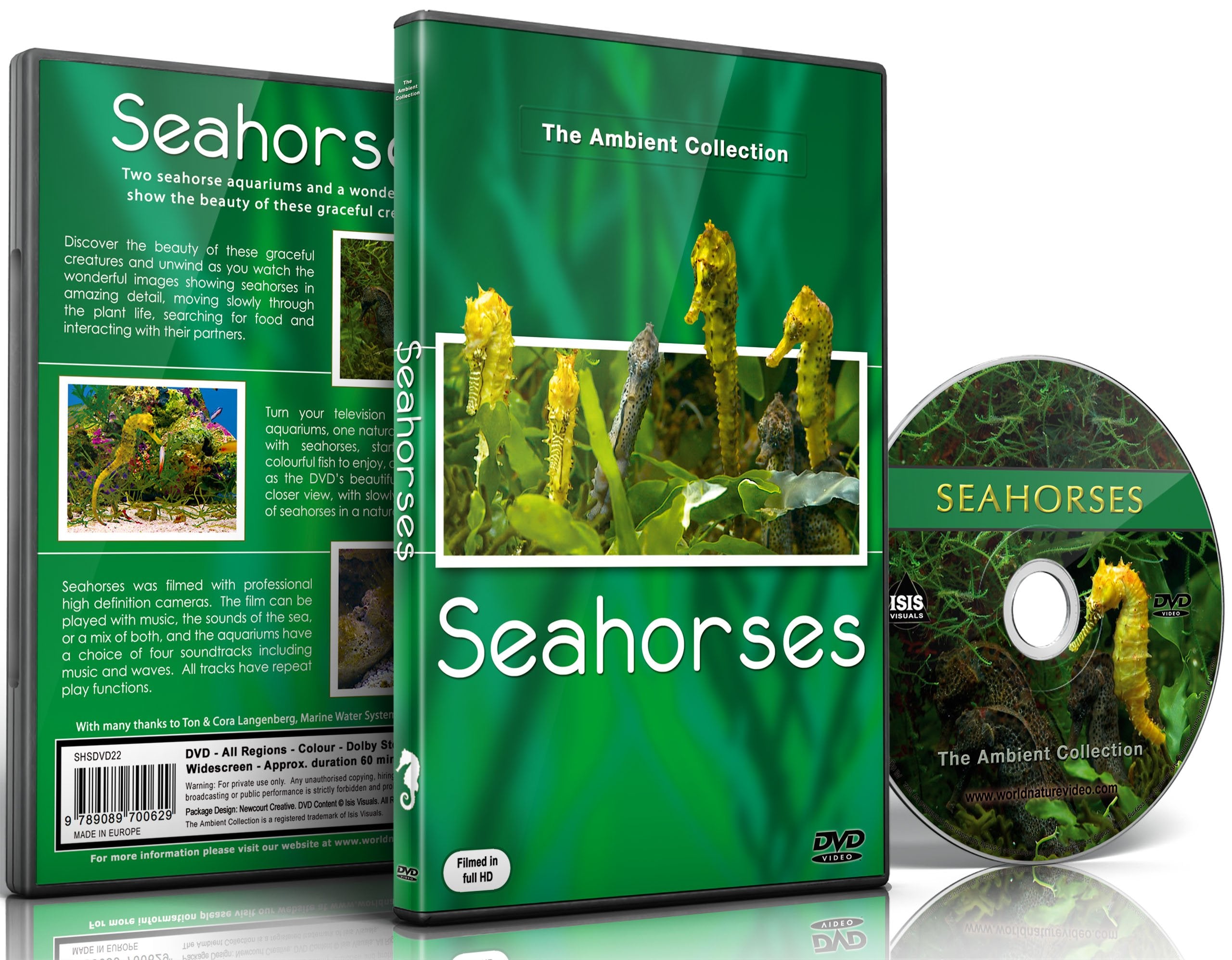 Aquarium DVD- Seahorses - with Relaxing Music and Nature Sounds Films