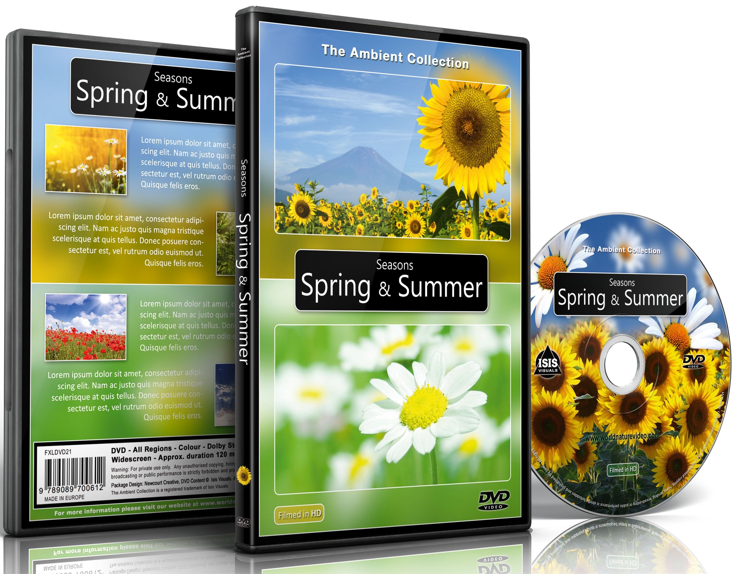Natur DVD - Jahreszeiten: Frühling & Sommer mit entspannender Musik Movies