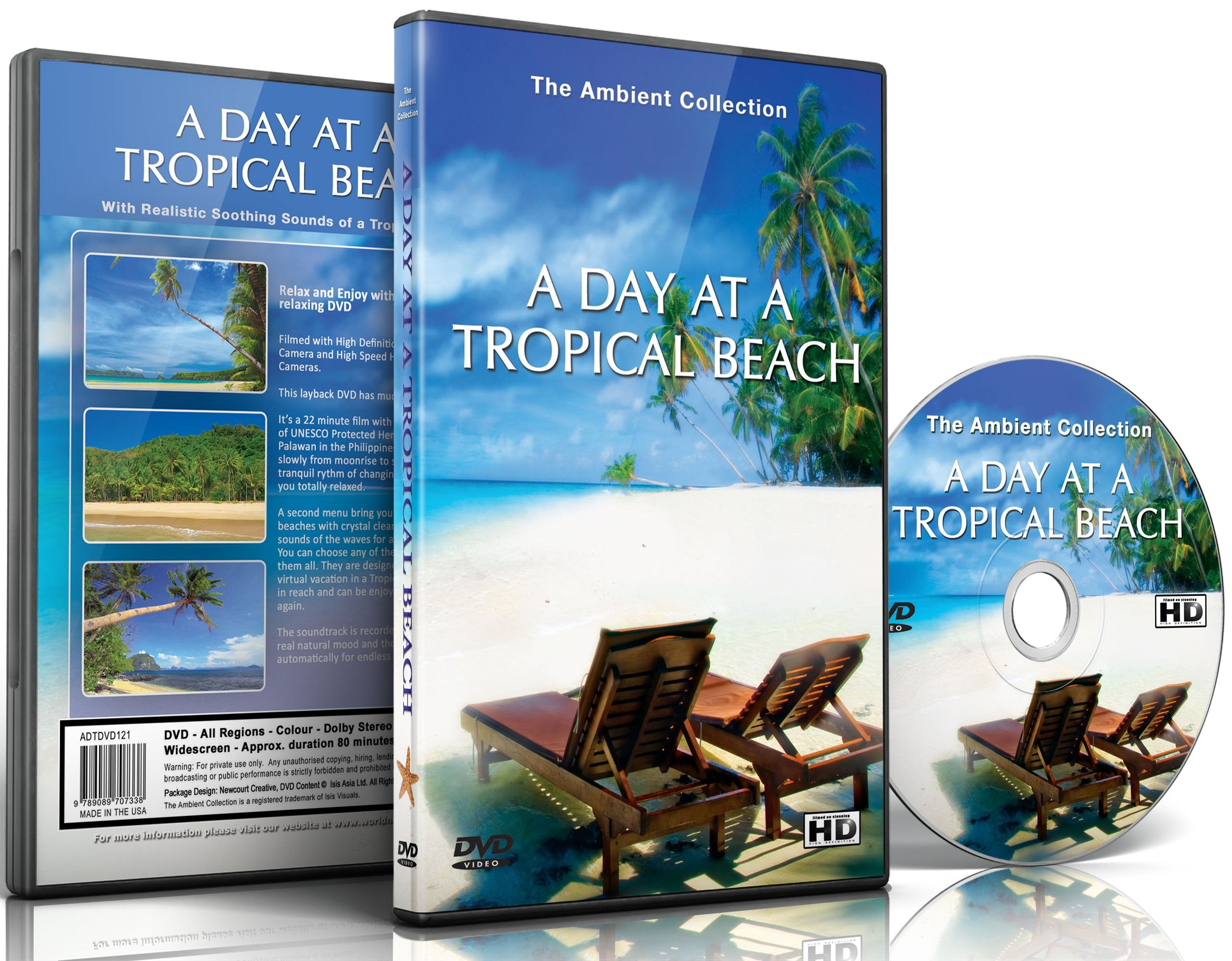 Strand DVD - Ein Tag am tropischen Strand mit schönen Landschaften und Naturgeräuschen Films