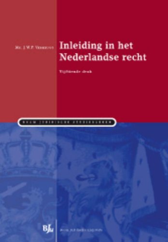 Inleiding in het Nederlandse recht book