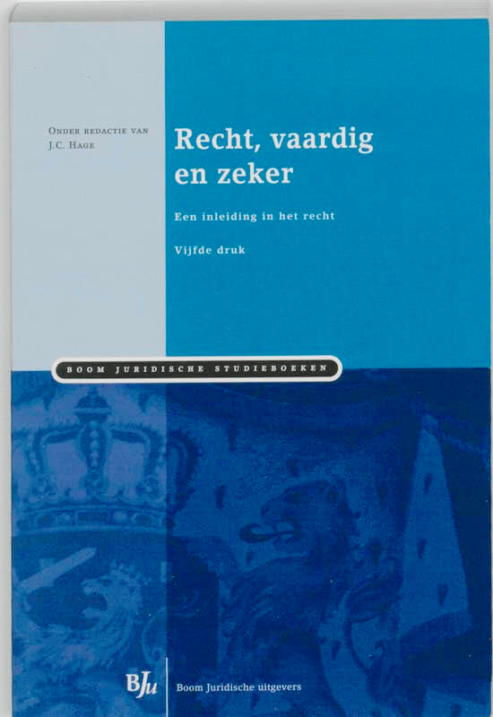 Recht, vaardig en zeker: een inleiding in het recht book