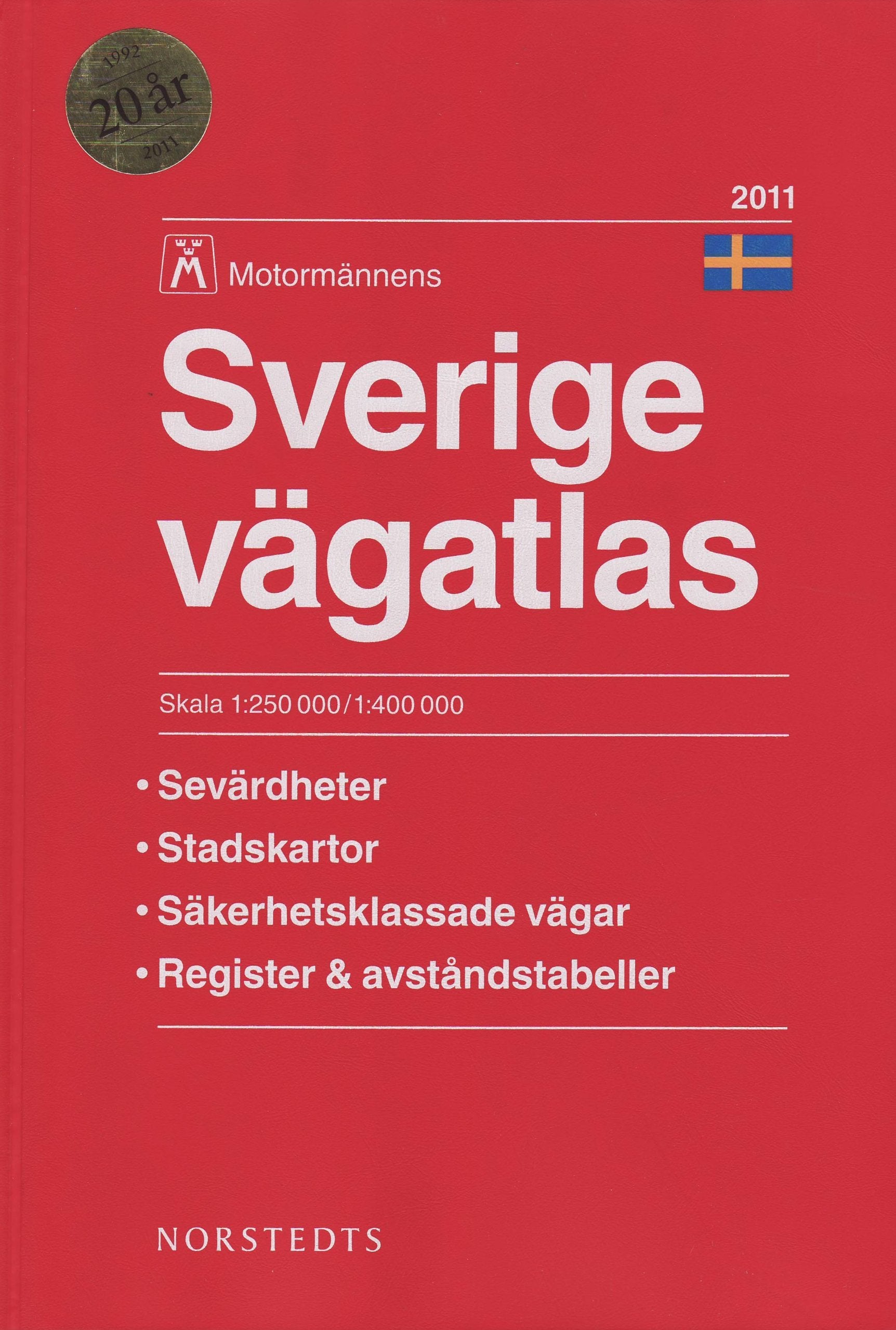 Sweden Road Atlas / Sverige Vagatlas 2011 Leisure, Home & Garden