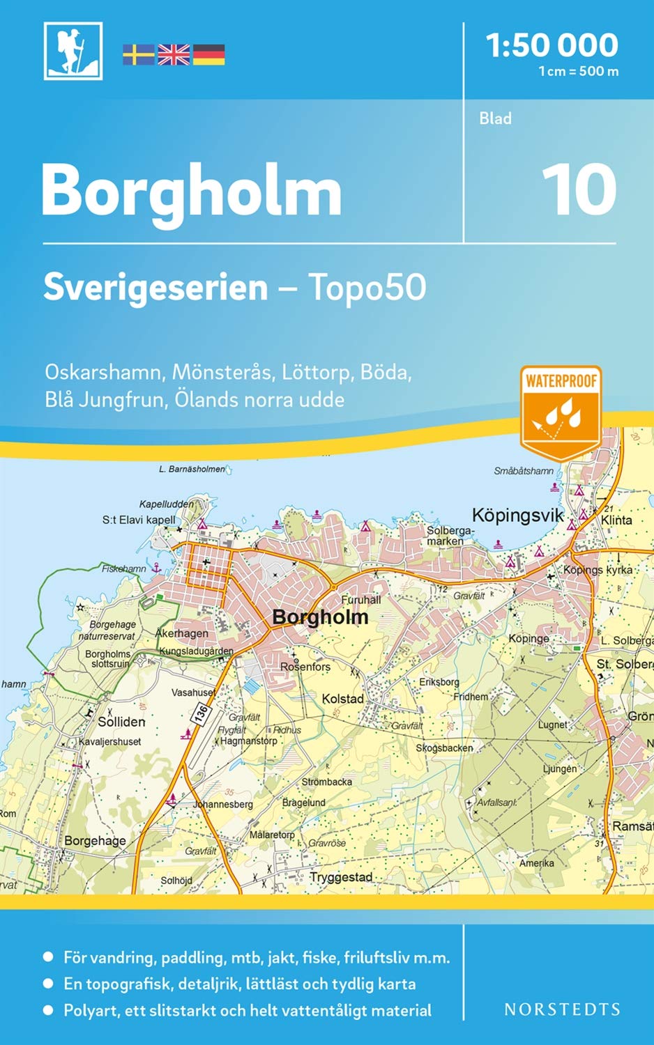 Borgholm (10) (Sverigeserien Topo50, Band 10) Maps & Plans