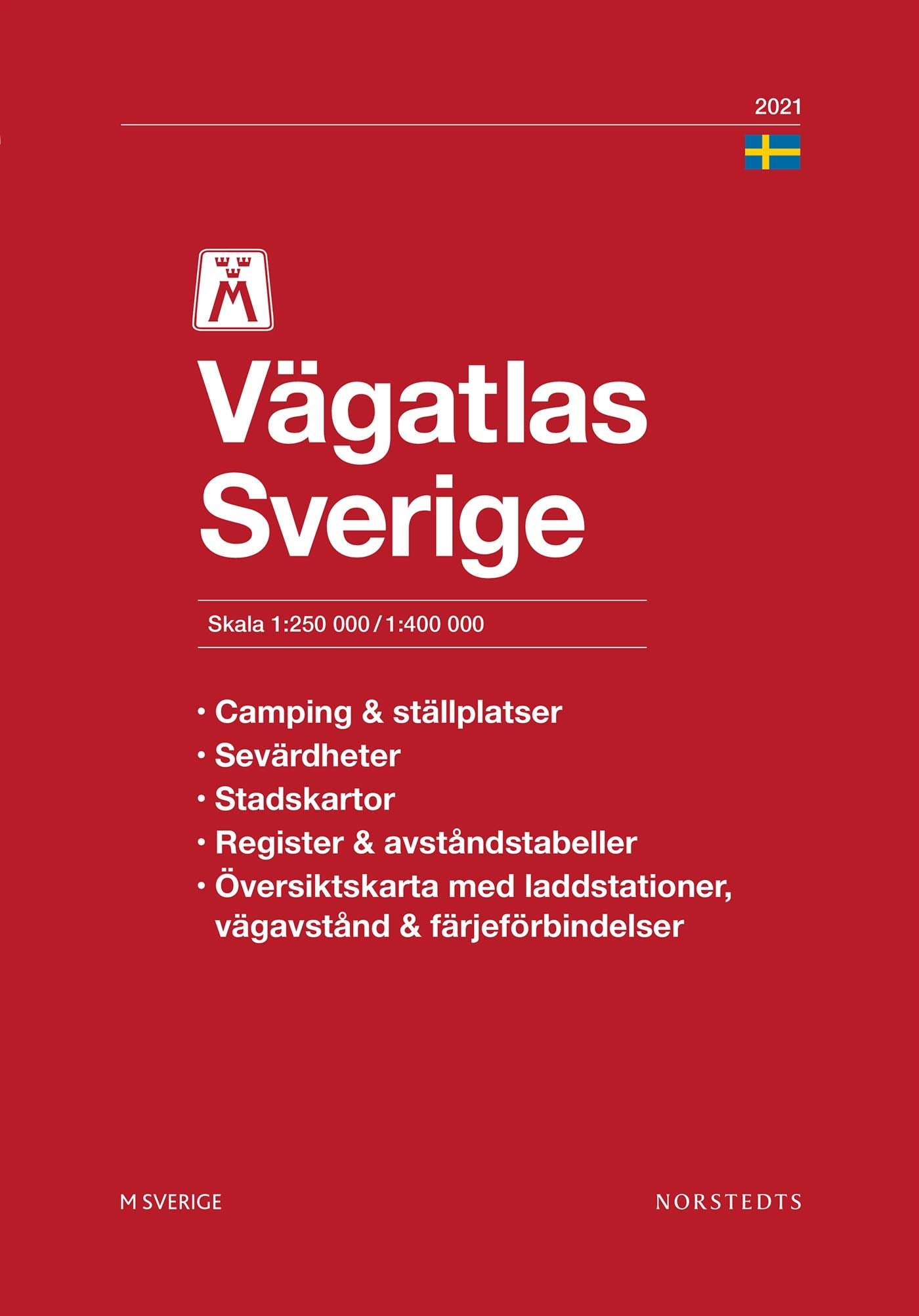 Sverige Motormännens Vägatlas 2021: Autoatlas Leisure, Home & Garden