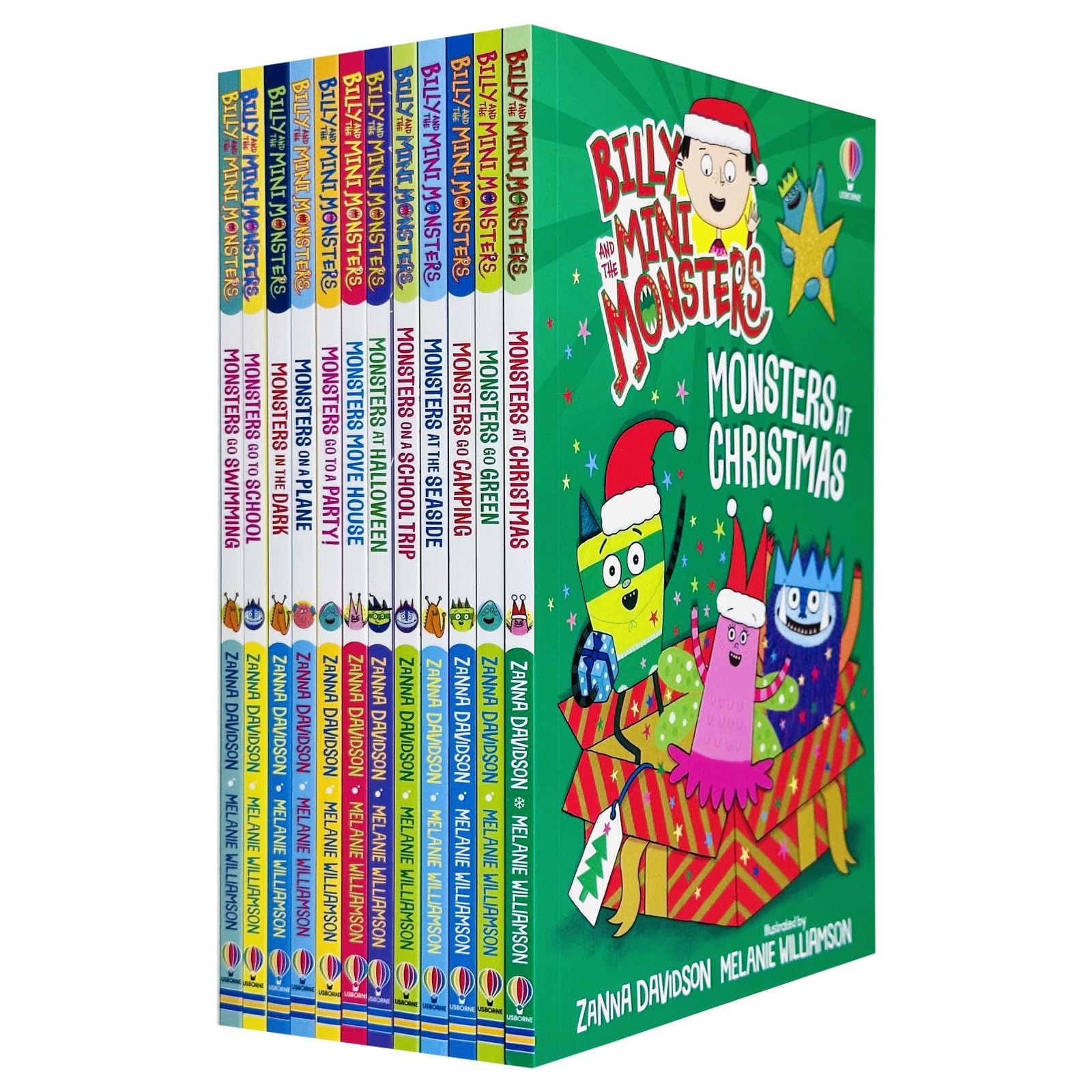 Billy and the Mini Monsters Series 1 - 12 Collection Set by Zanna Davidson (Monsters go Swimming,go to a Party,go to School,in the Dark,Move House,on a Plane,at Halloween,on a School Trip & More) Young adult books