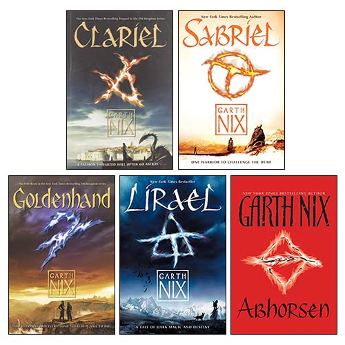 The Old Kingdom Series Books (1-5) Collection Set By Garth Nix (Sabriel, Lirael, Abhorsen, Clariel & Goldenhand) book