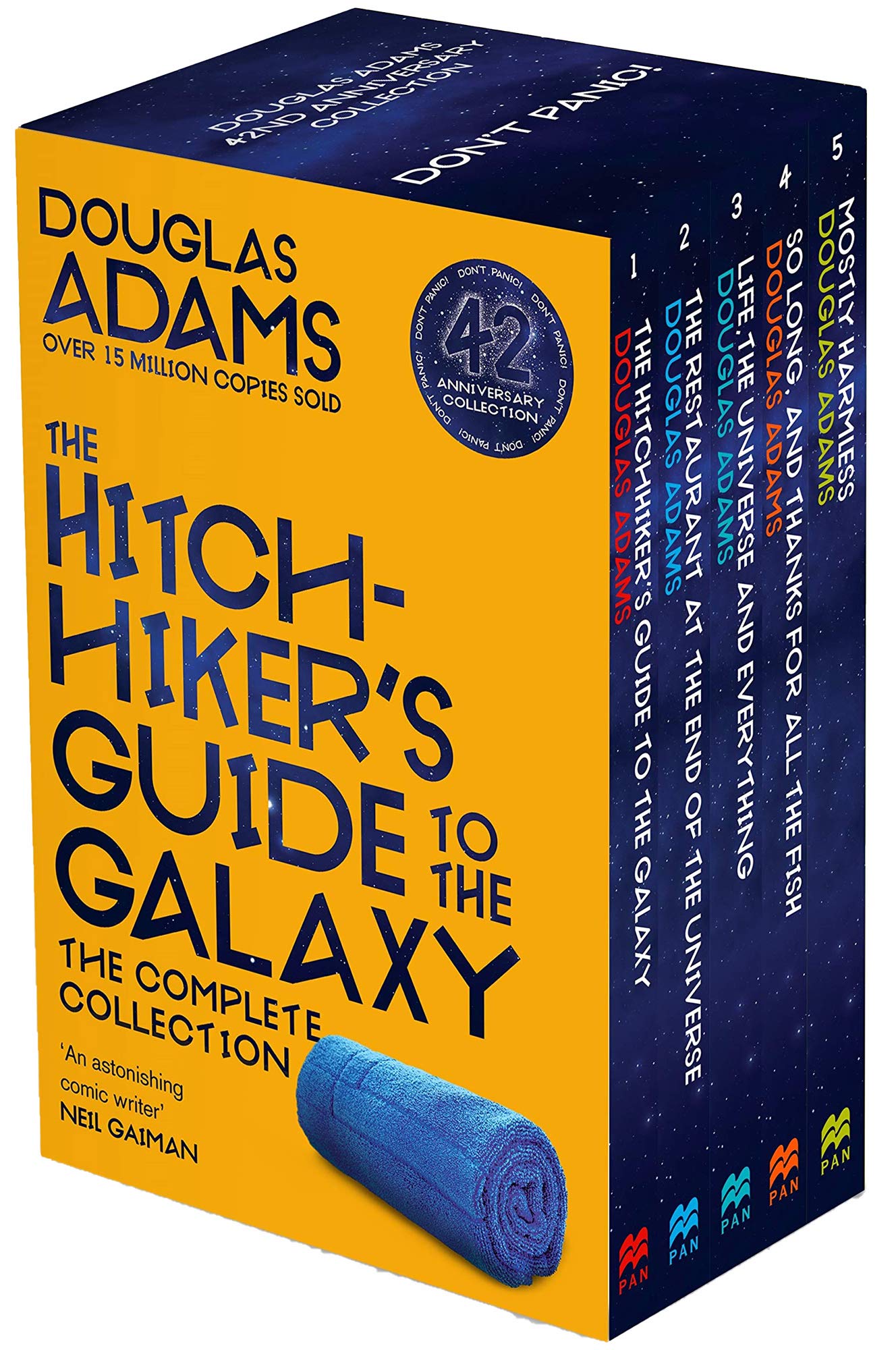 Per Anhalter durch die Galaxis Serie Douglas Adams Collection 5 Bücher Bundle inkl. Mostly Harmless, So Long, and Thank for All the Fish, Life, the Universe and Everything, The Restaurant Fantasy & Sci-Fi