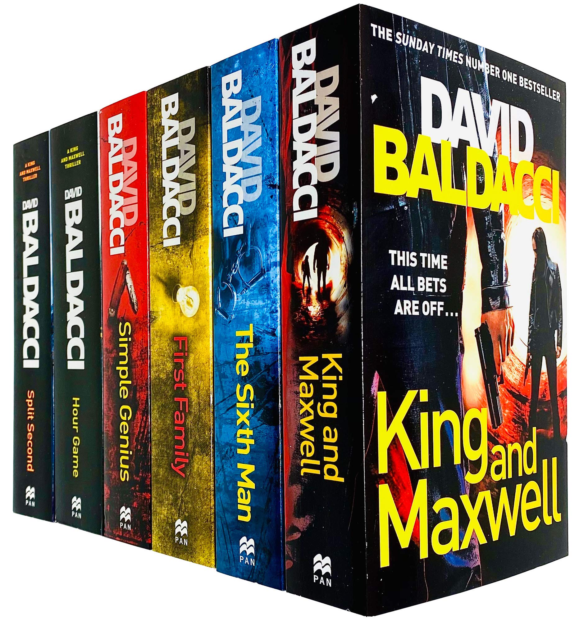 King and Maxwell Series Collection 6 Bücherset von David Baldacci (Split Second, Hour Game, Simple Genius, First Family, Sixth Man & King und Maxwell) Non-fiction