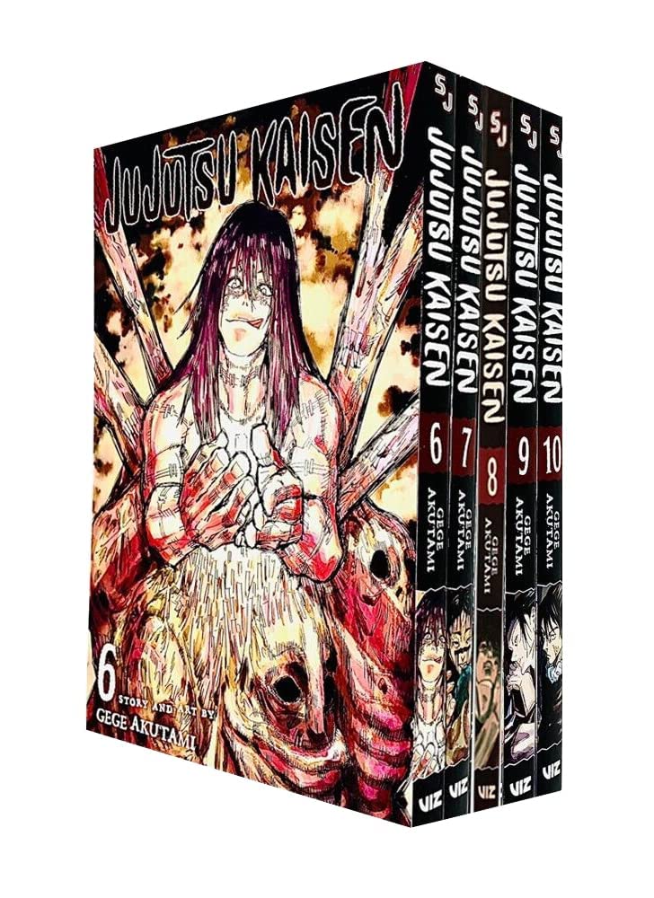 Jujutsu Kaisen Series Vol 6 7 8 9 10: 5 Books Collection Set By Gege Akutami Books