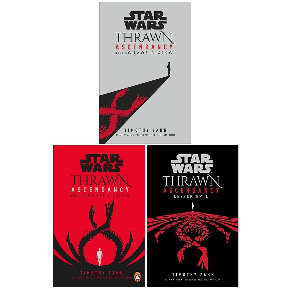 Star Wars Thrawn Ascendancy 1-3 Books Collection Set By Timothy Zahn (Chaos Rising, Greater Good, Lesser Evil) Fantasy & Sci-Fi