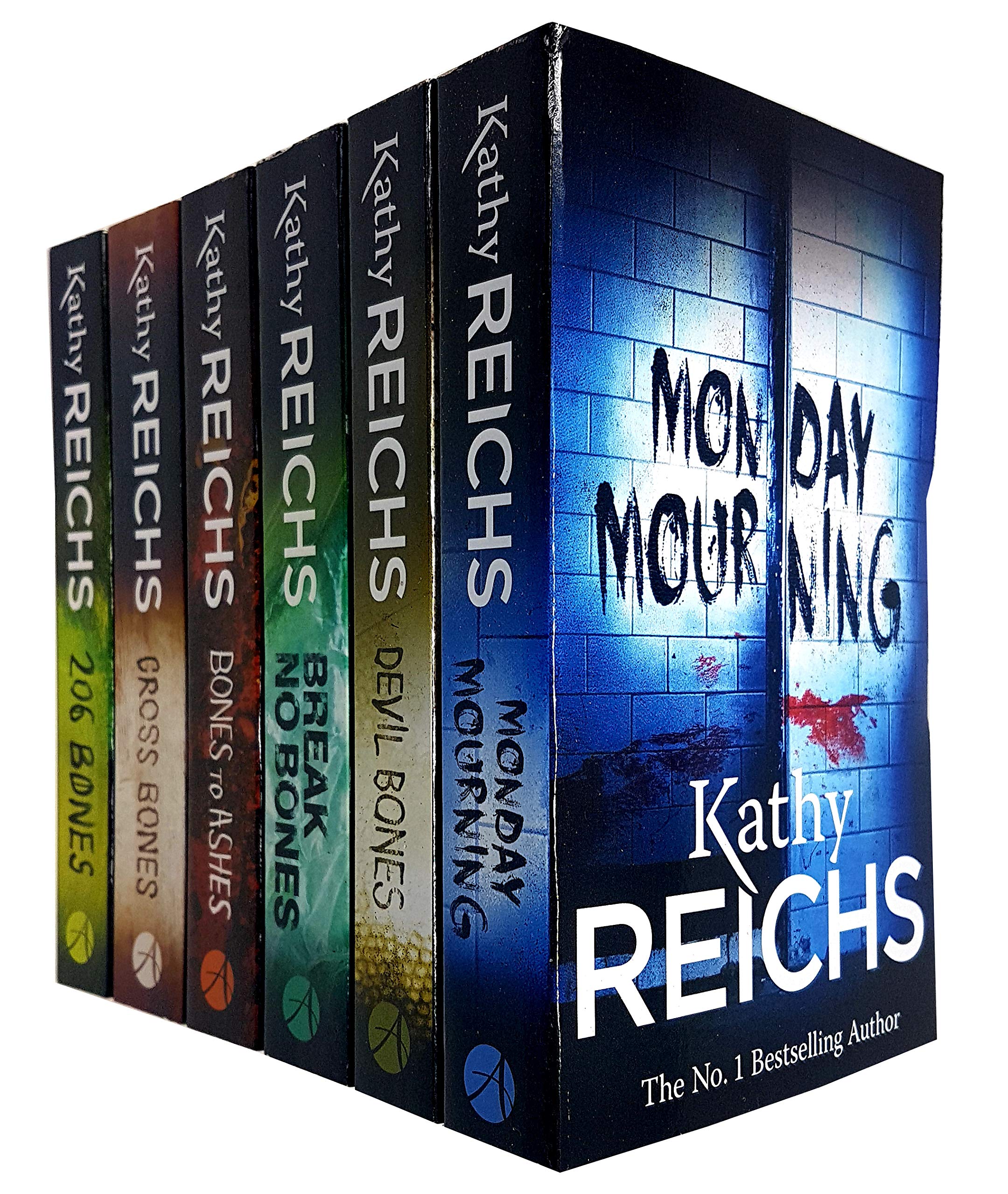 Temperance Brennan Series 2 Collection 6 Bücherset von Kathy Reichs (Monday Mourning, Cross Bones, Break No Bones, Bones to Ashes, Devil Bones, 206 Bones) Contemporary literature