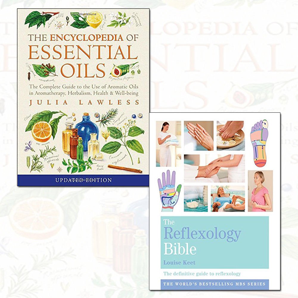 Encyclopedia of Essential Oils and The Reflexology Bible 2 Books Collection Set Health, Nutrition & Fitness