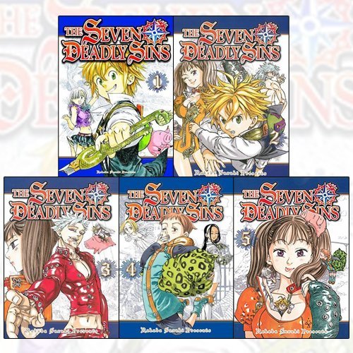 Seven Deadly Sins Série 1 Vol (1 à 5) Collection de 5 livres par Nakaba Suzuki book