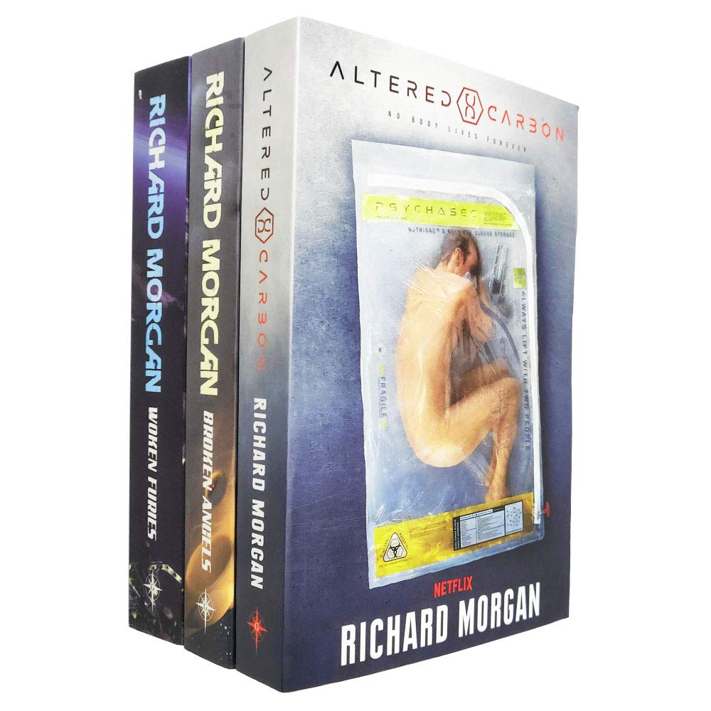 richard morgan gollancz s.f. series 3 books collection set - (altered carbon,broken angels: netflix altered carbon book 2,woken furies: netflix altered carbon book 3) Books