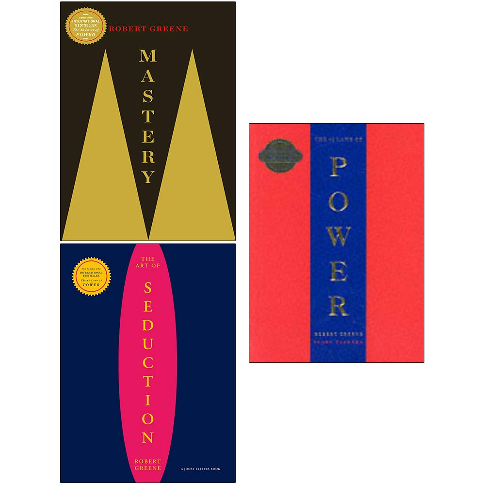 Robert Greene 3 Books Collection Set -(Mastery,Art Of Seduction,48 Laws Of Power) Books