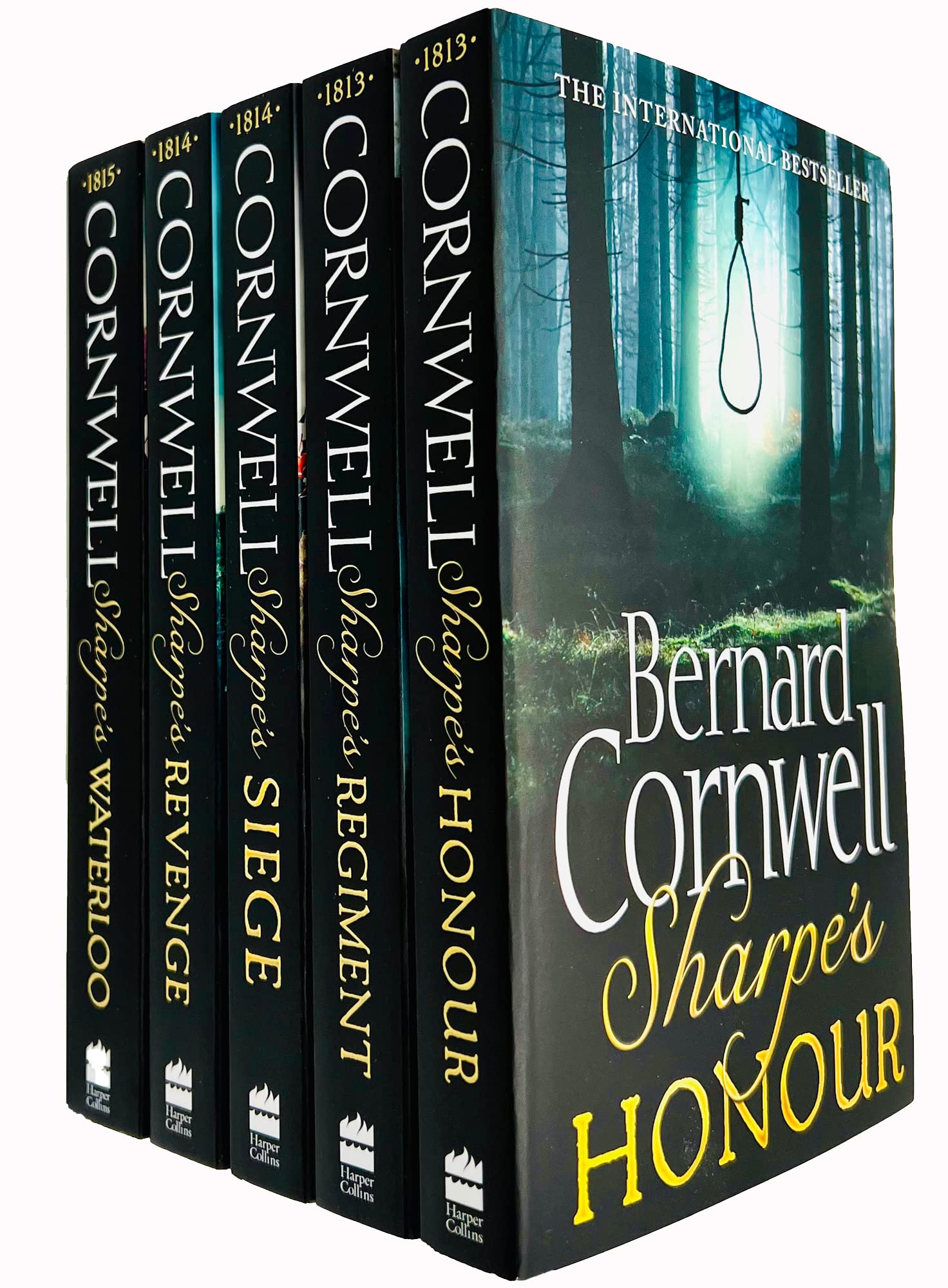 Bernard Cornwell The Sharpe Series 16 to 20: 5 Books Collection Set (Honour, Regiment, Siege, Revenge, Waterloo) Fiction