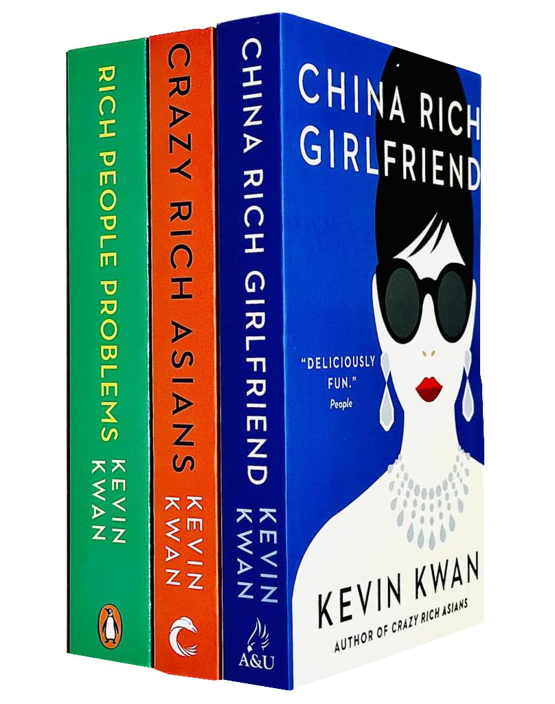 Kevin Kwan Crazy Rich Asians Trilogy Collection 3 Books Set Pack (Crazy Rich Asians, China Rich Girlfriend, Rich People Problems) Contemporary literature