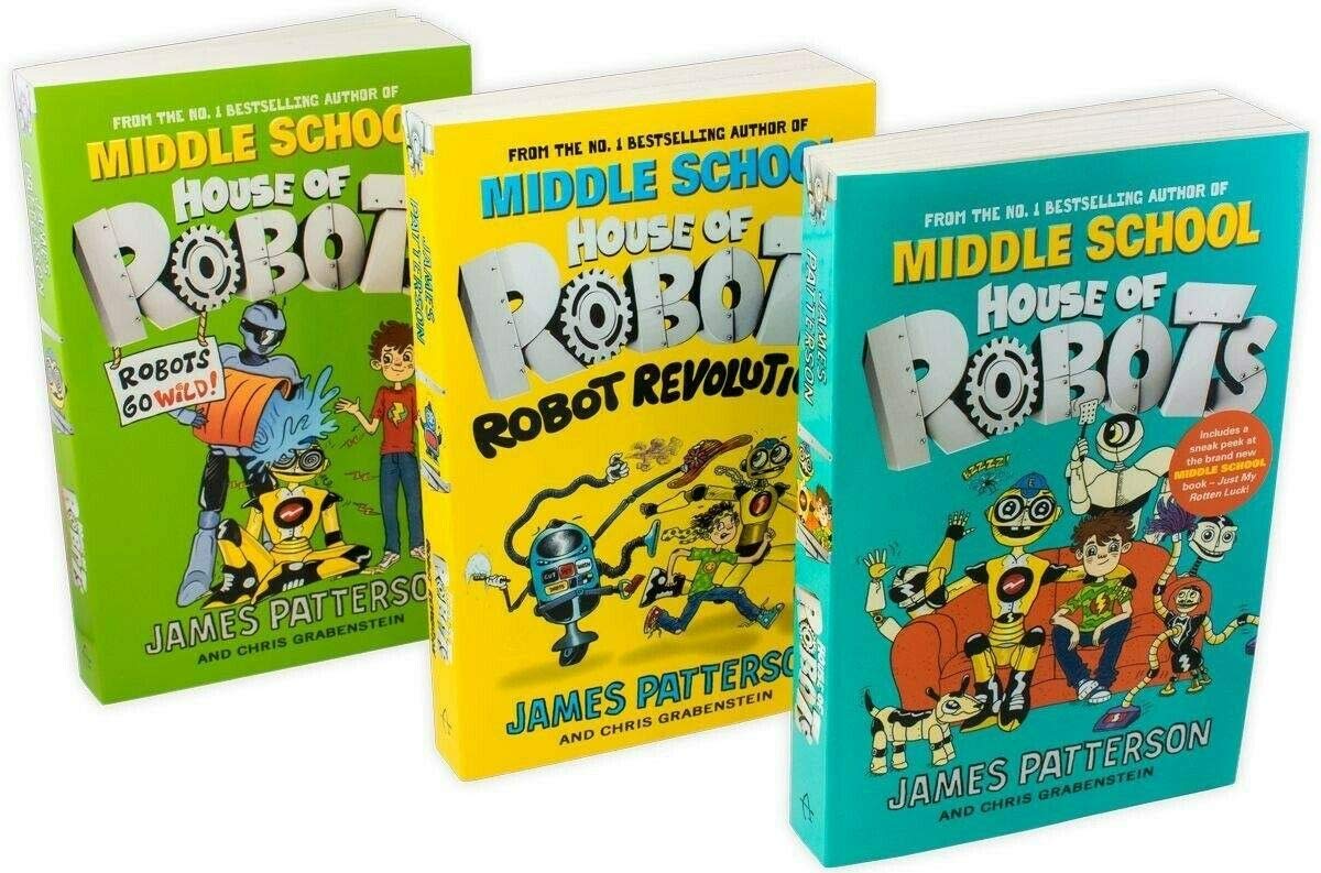 House of robots series james patterson collection 3 books set Action & Adventure