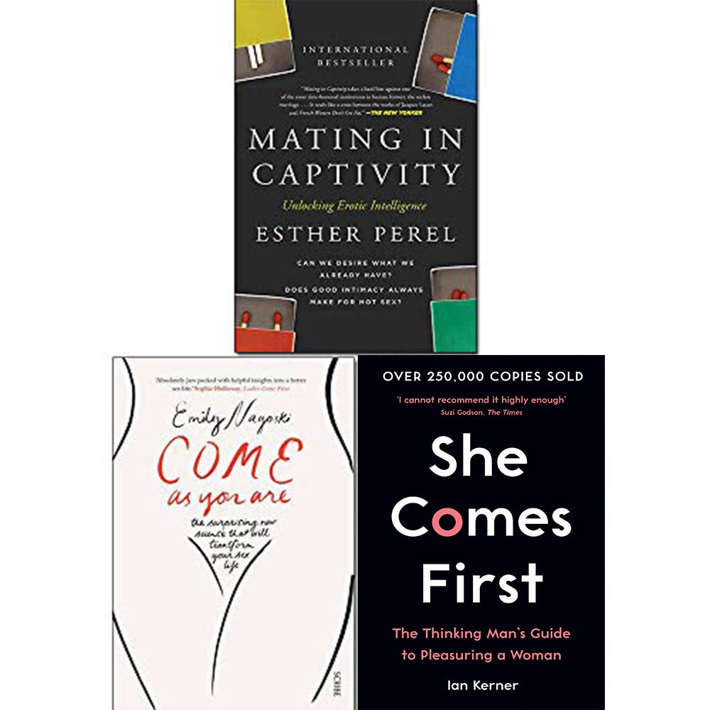 Come as You Are, Mating in Captivity and She Comes First 3 Books Collection Set Partnership & Love