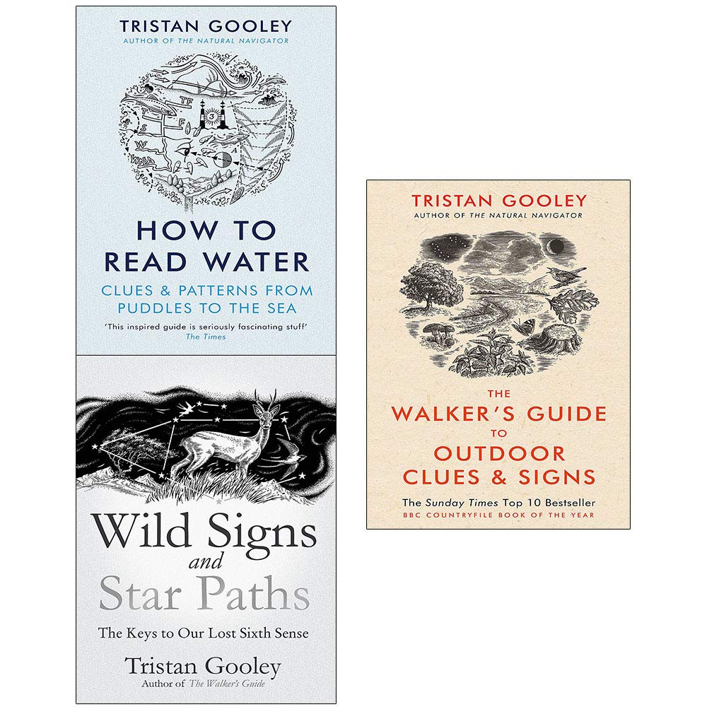 How To Read Water, Walker's Guide to Outdoor Clues and Signs and Wild Signs and Star Paths 3 Books Collection Set Books