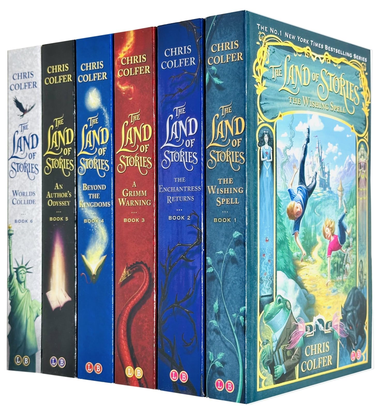Chris Colfer the land of stories series complete collection box set (books 1-6) Books