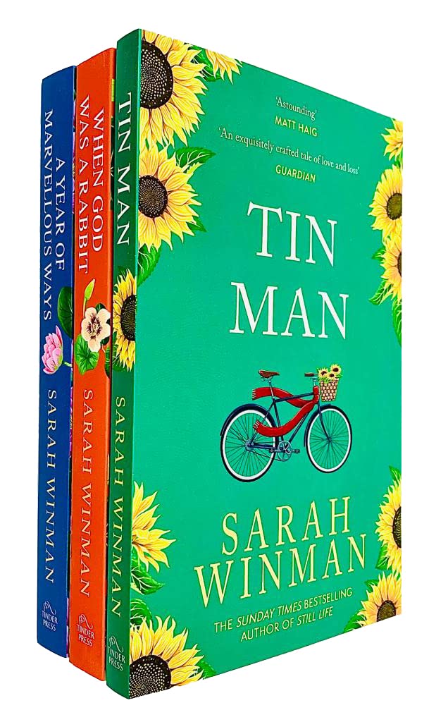 Sarah Winman Collection 3 Books Set (When God was a Rabbit, A Year of Marvellous Ways, Tin Man) - Sarah Winman Contemporary literature