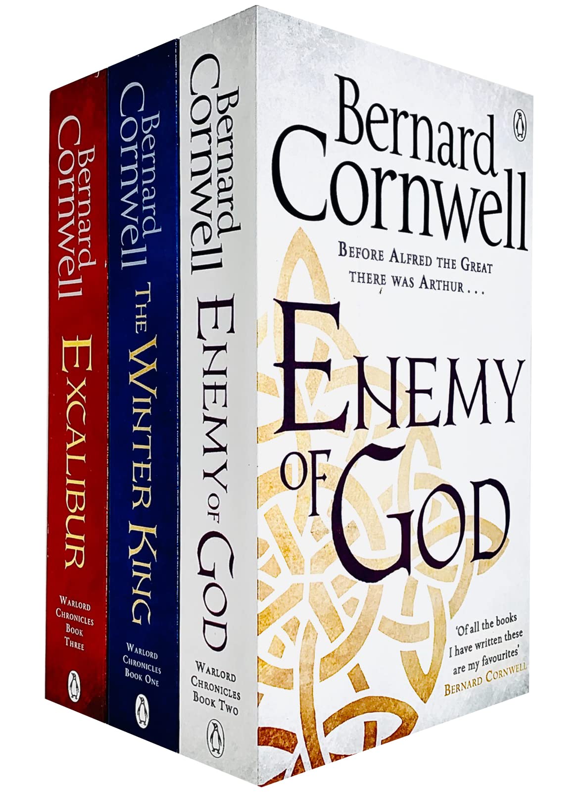 Warlord Chronicles Series Bernard Cornwell Collection 3 Books Set (Enemy of God, Excalibur, The Winter King) Contemporary literature