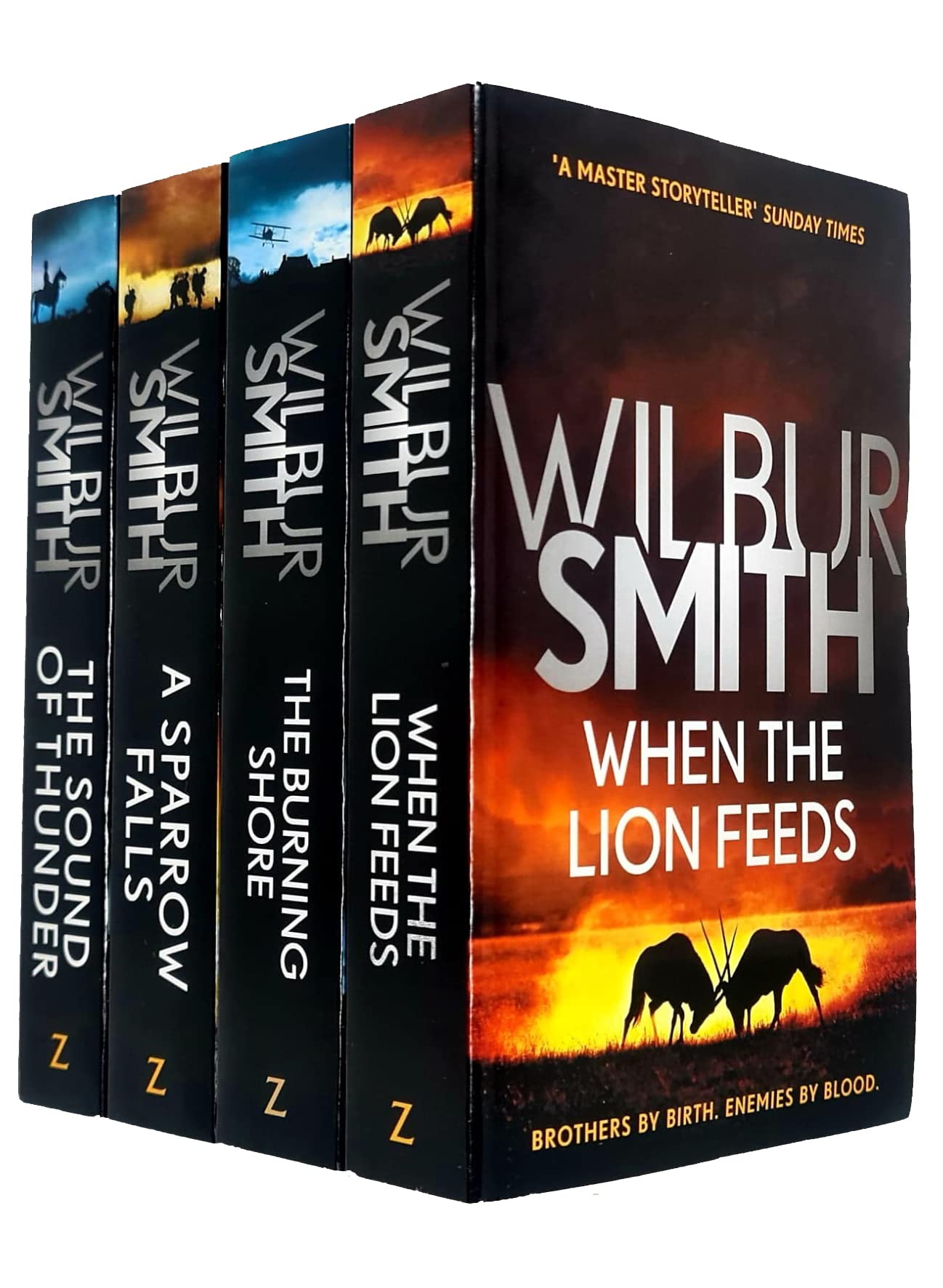 The Courtney Series, 4 Books Collection Set -1 To 4 (When The Lion Feeds, The Sound Of Thunder, A Sparrow Falls, The Burning Shore) Books