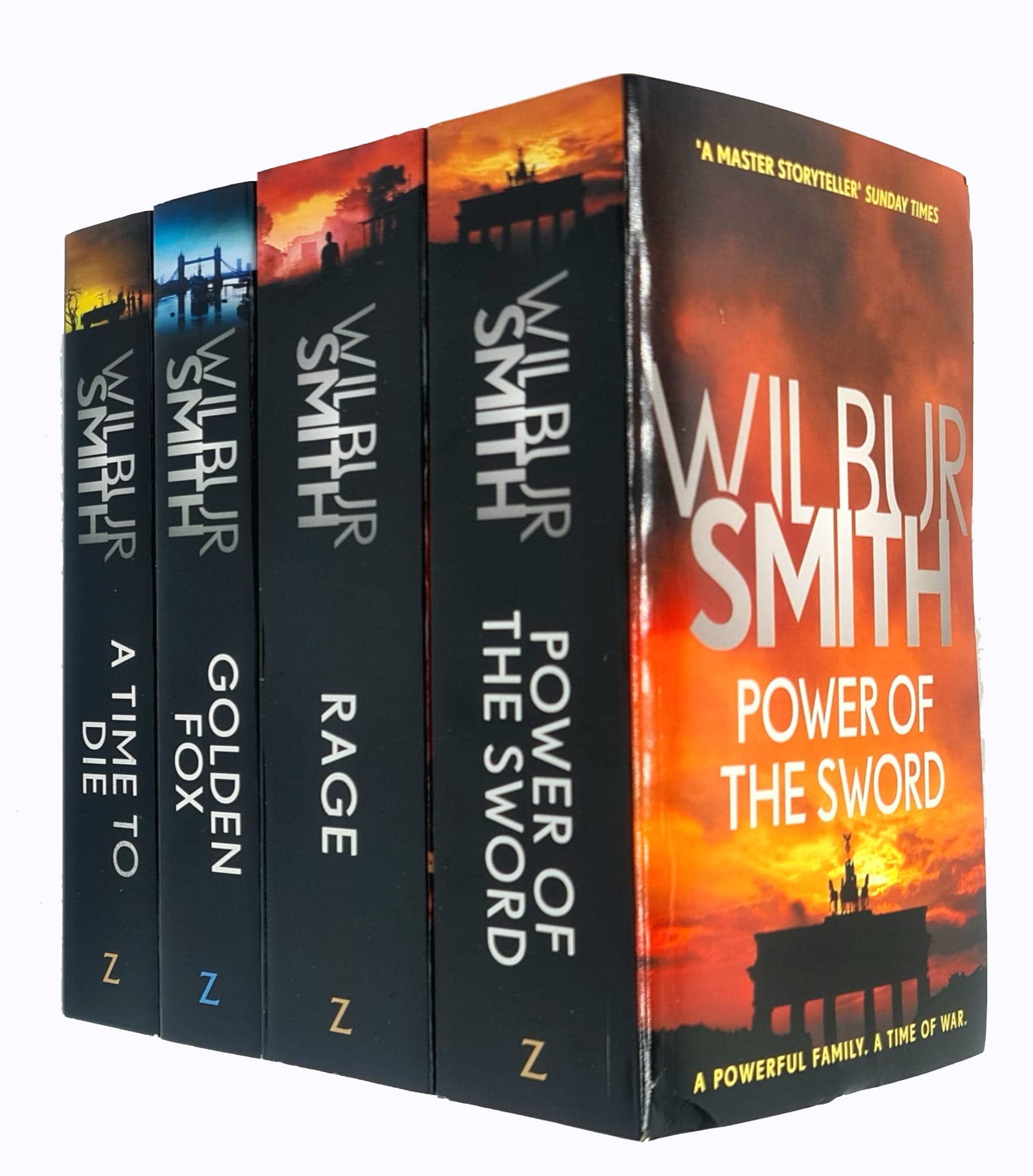The Courtney Series, 4 Books 5 to 8 Collection set (Power of the Sword, Rage, A Time to Die, Golden Fox) Books