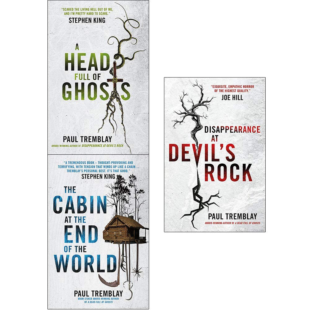 Paul Tremblay Collection 3-Bücher-Set (Ein Kopf voller Geister, Die Hütte am Ende der Welt, Verschwinden am Teufelsfelsen) Suspense & Thrillers