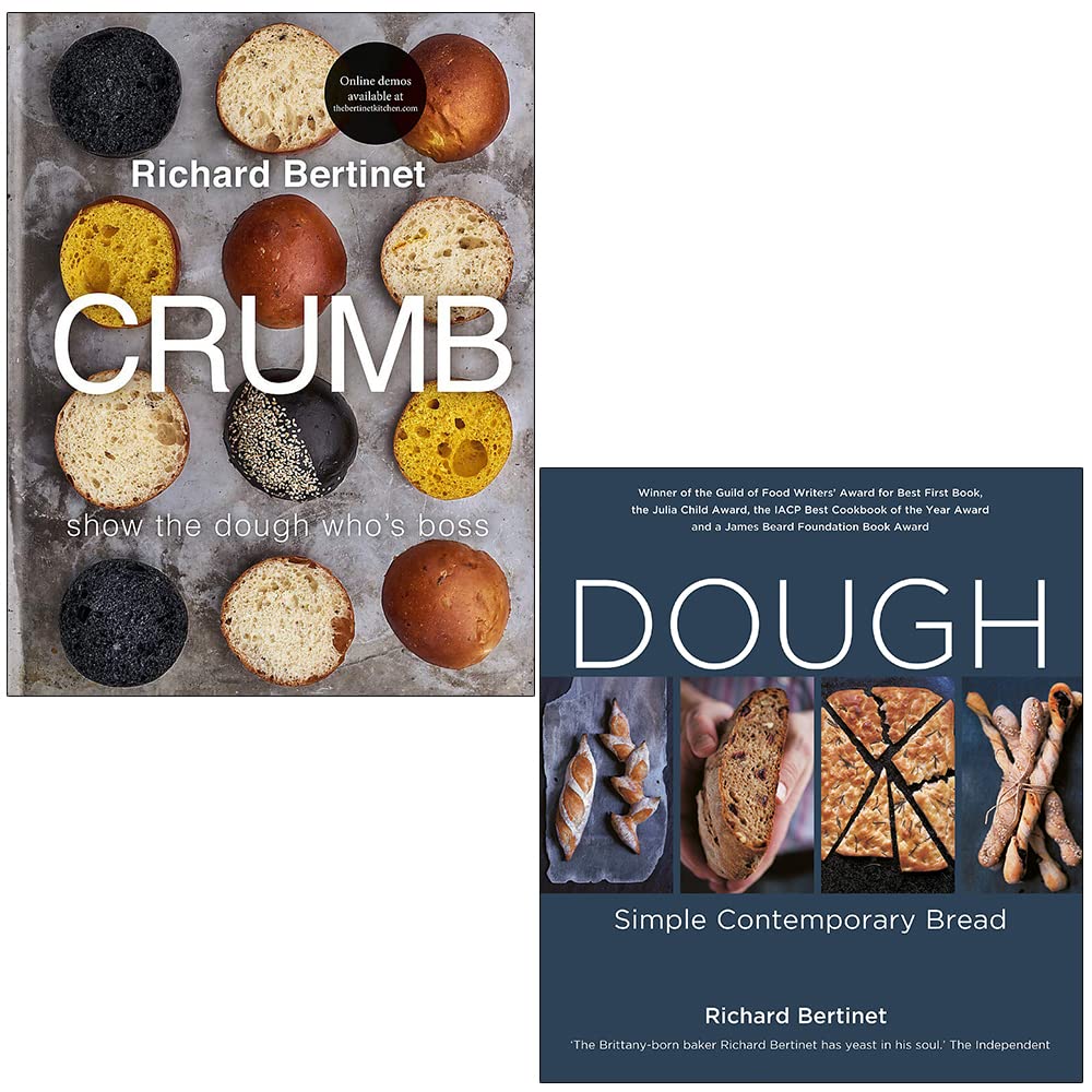 Crumb show the dough who's boss , dough 2 books collection set by richard bertinet Leisure, Home & Garden
