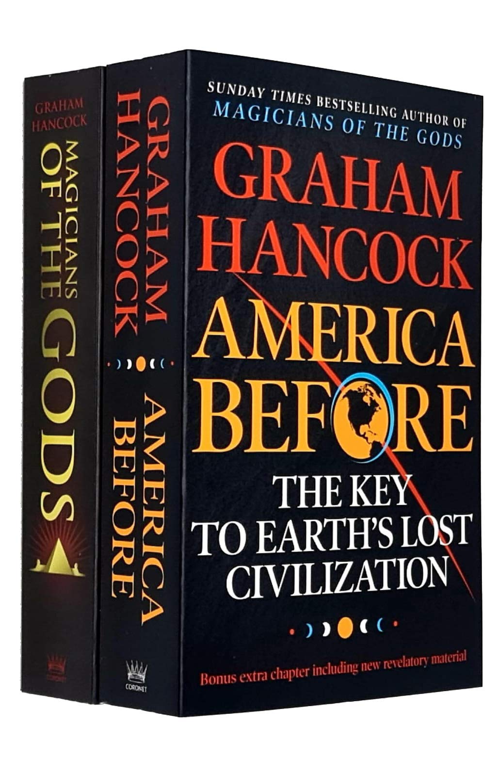 Graham Hancock 2 Books Collection Set (Magicians of the Gods: The Forgotten Wisdom of Earth's Lost Civilisation & America Before: The Key to Earth's Lost Civilization) Natural Sciences