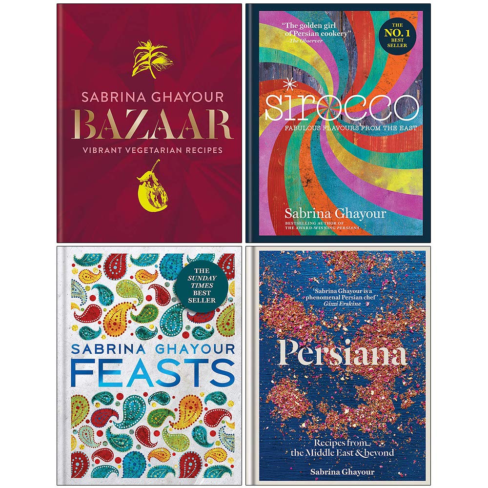 Sabrina Ghayour Collection 4 Books Set (Bazaar, Sirocco, Feasts, Persiana) Books
