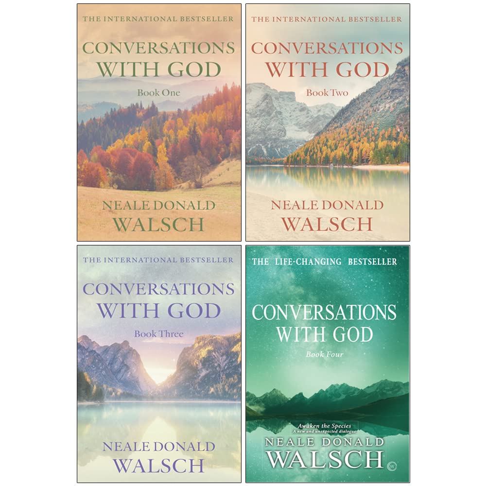 Conversations with God Neale Donald Walsch 4 Books Collection Set - Awaken the Species Religion & Esotericism