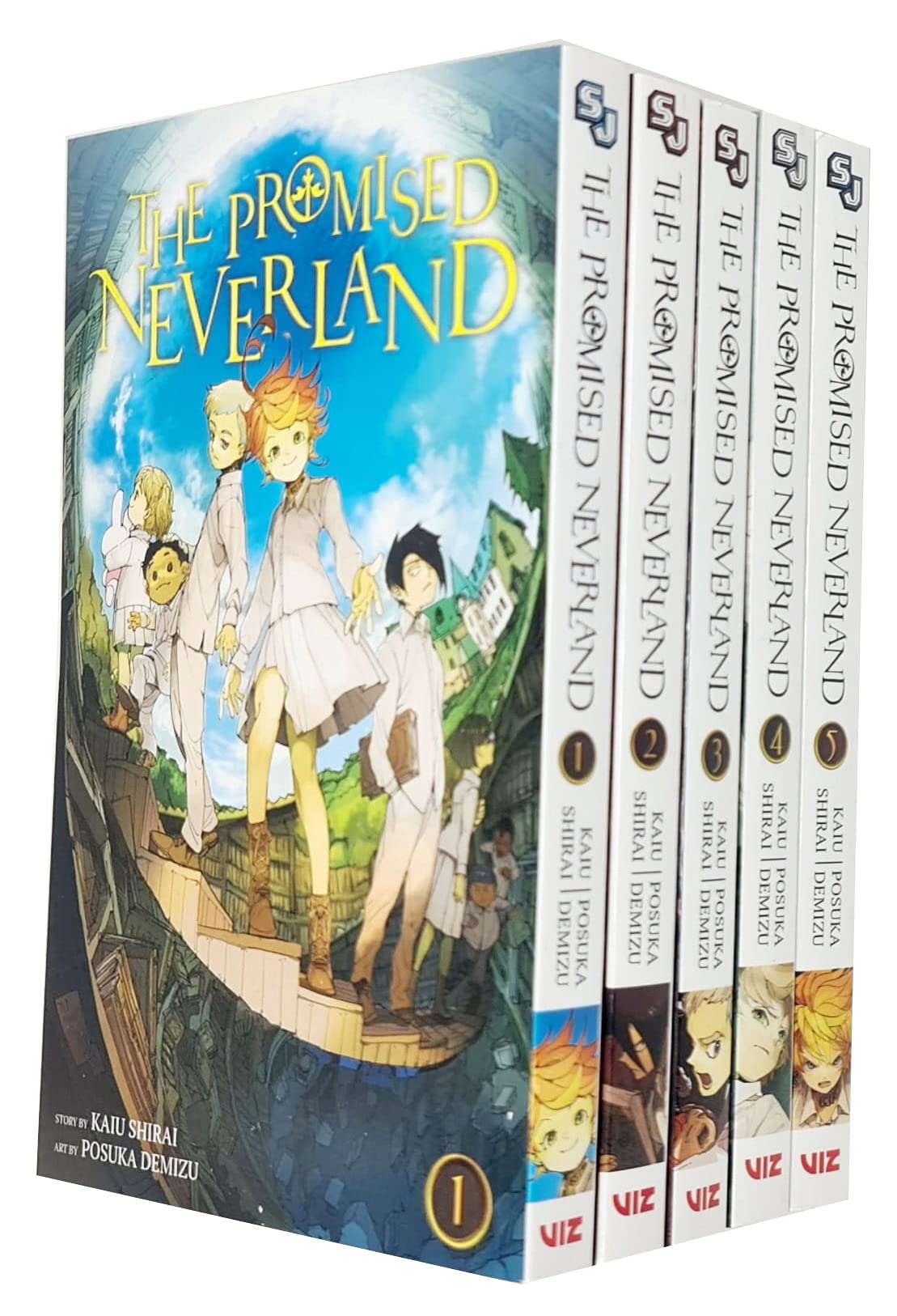 The Promised Neverland Vol (1-5): 5 Books Collection Set Manga