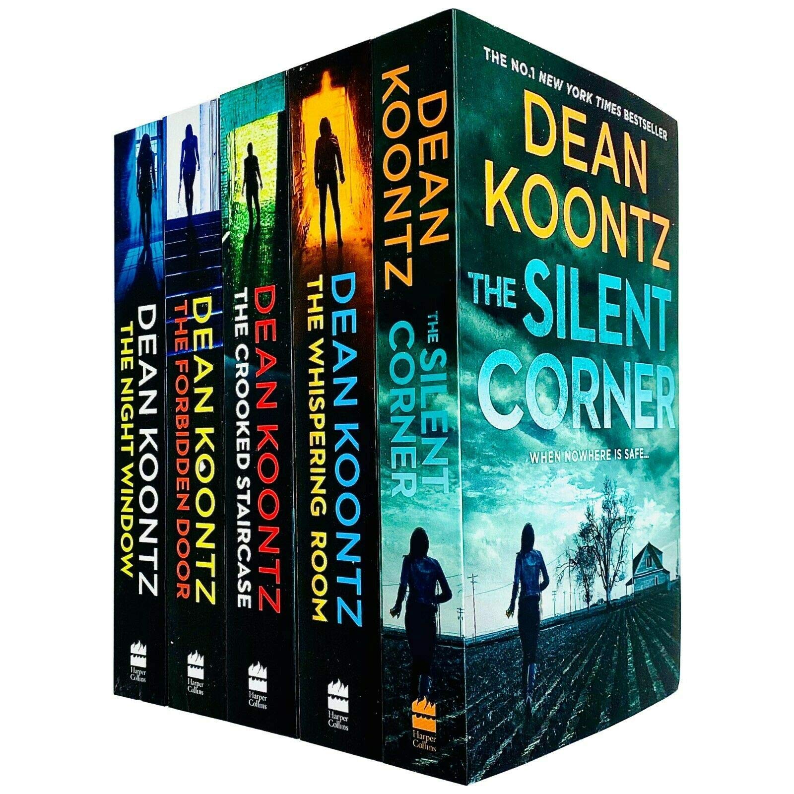 Jane Hawk Thriller Series 5 Books Collection Set – The Silent Corner – The Whispering Room – The Crooked Staircase – The Forbidden Door Contemporary literature