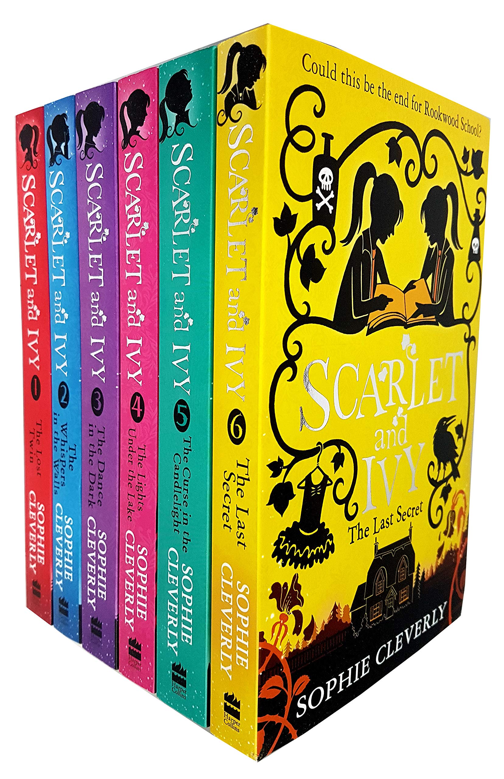 Scarlet and Ivy Series 6 Books Collection Set by Sophie Cleverly (The Lost Twin,The Whispers in the Walls,The Dance in the Dark,The Lights Under the Lake,The Curse in the Candlelight,The Last Secret) Novels & Short Stories