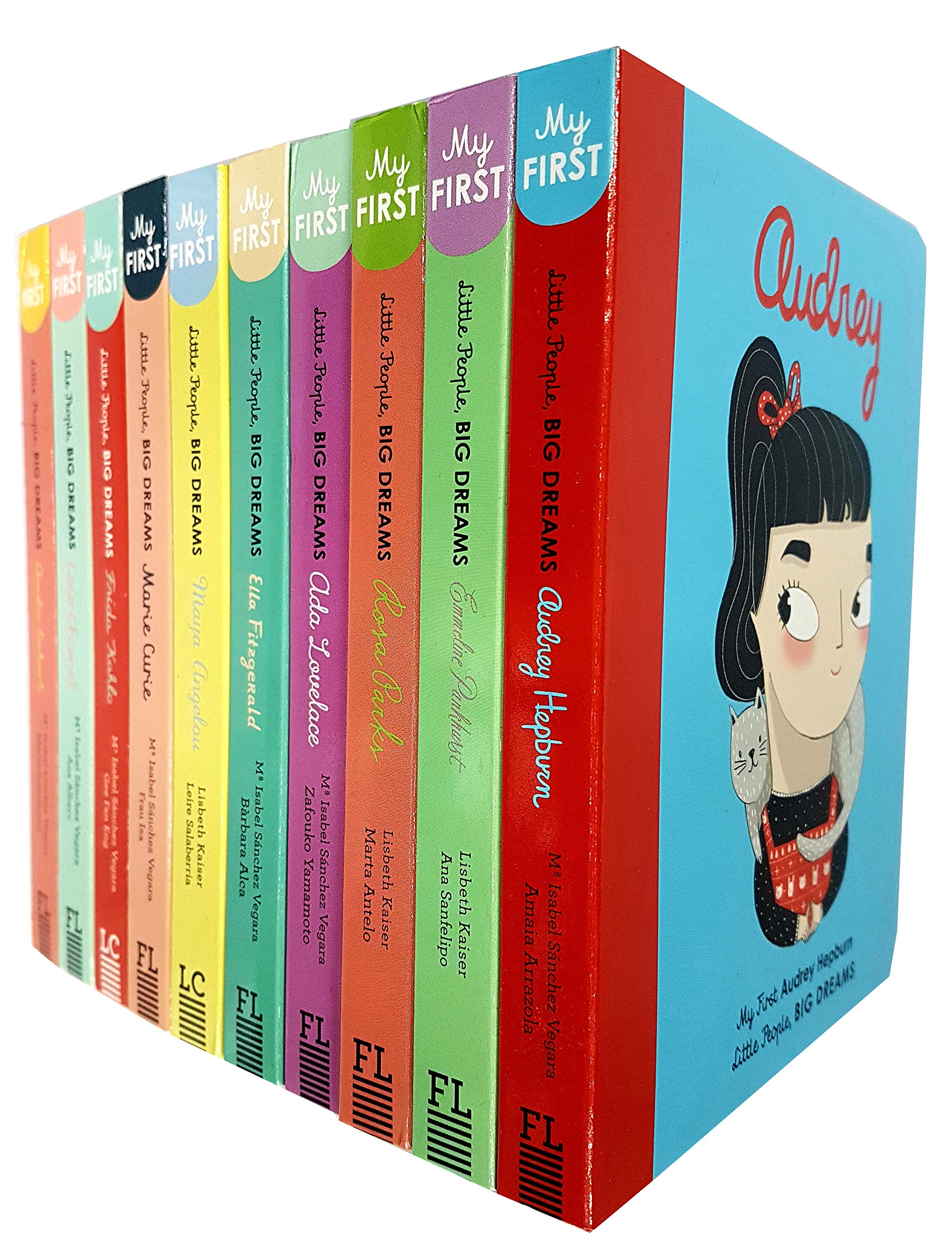 Little People, Big Dreams séries 1 et 2 : ensemble de collection de 10 livres (Amelia Earhart, Coco Chanel, Frida Kahlo, Marie Curie, Maya Angelou, Rosa Parks, Emmeline Pankhurst et PLUS !) book