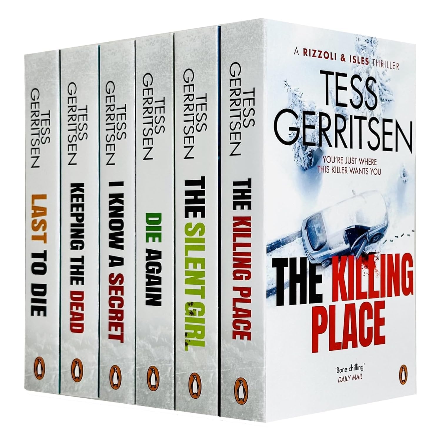 Rizzoli & Isles Series 7-12 Collection 6 Books Set By Tess Gerritsen (Keeping the Dead, The Killing Place, The Silent Girl, Last To Die, Die Again, I Know A Secret) Contemporary literature Books