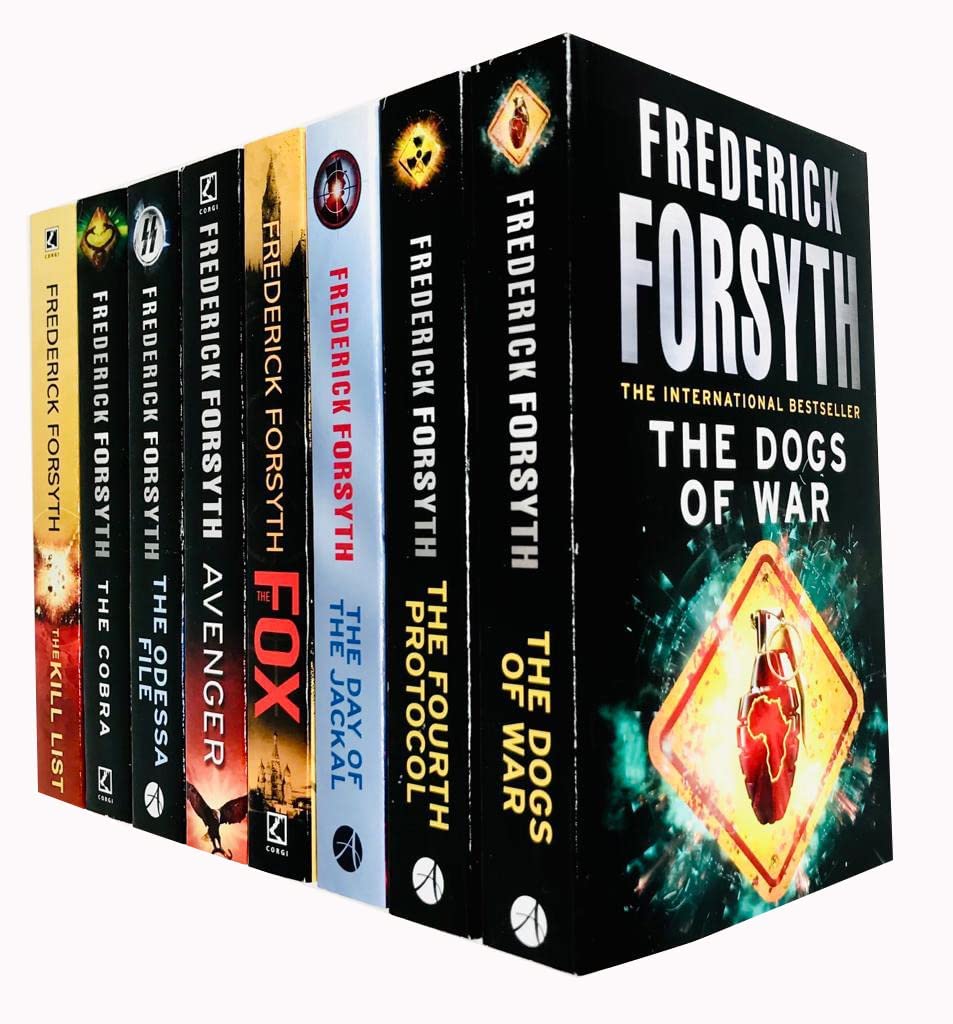Frederick Forsyth 5 Books Collection Set (The Cobra, The Afghan, The Day of the Jackal, The Kill List, The Dogs of War) book